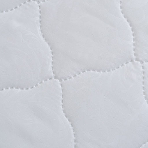 Покрывало 215х240см, белый, синтепон 100г/м, микрофибра 80г/м, 100% полиэстер - Vesta фото 2