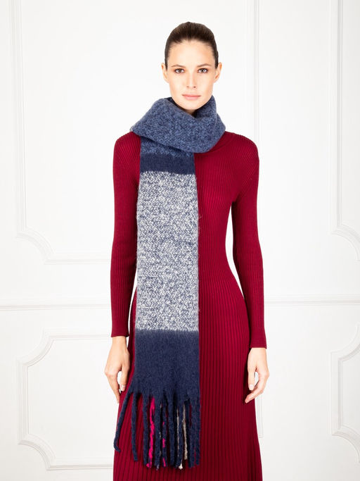 Палантин жен. шерсть+акр 50х190 LDB69-496-12