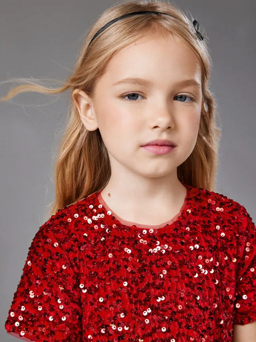 ACOOLA /Платье детское для девочек Velena красный фото 4