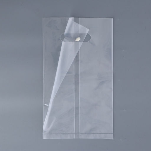 Цена за 20 шт. Пакет квадратный полиэтиленовый с вырубной ручкой, упаковка, прозрачный, 23,5х38+22см ± 5% 60 мкм