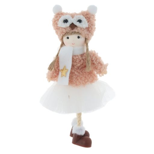 Изделие декоративное подвесное "Девочка", L9 W7 H19 см, 3в.