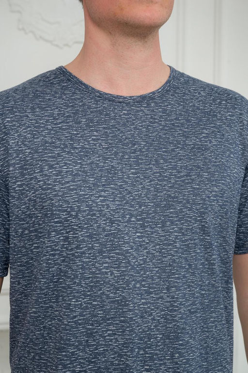Футболка мужская из кулирки индиго - Амадэль фото 4