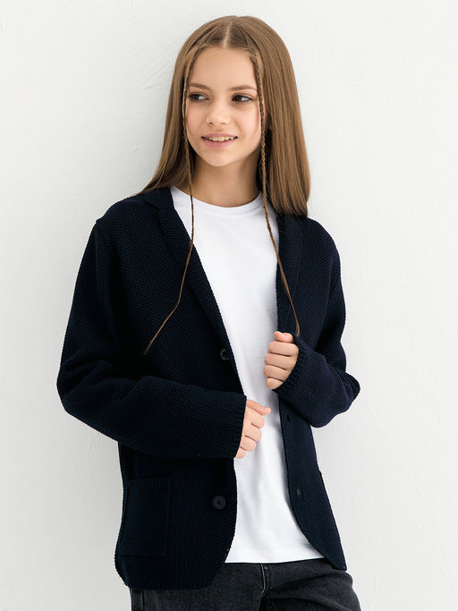 Темно-синий пиджак