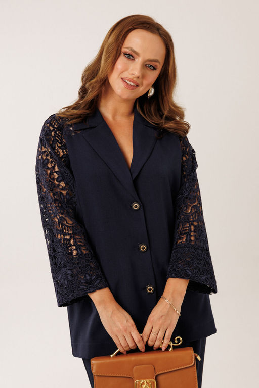 Костюм Kaloris 2233W-Р темно-синий  фото 7