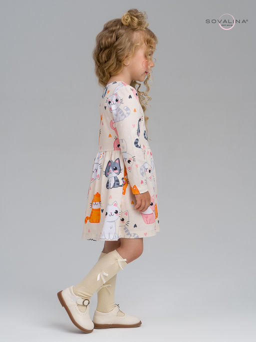 Платье Эля солнечные котики