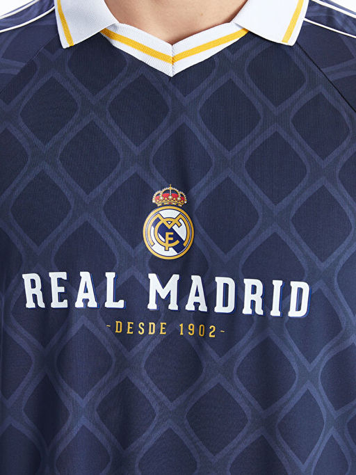 Футболка-поло Real Madrid с принтом фанатская