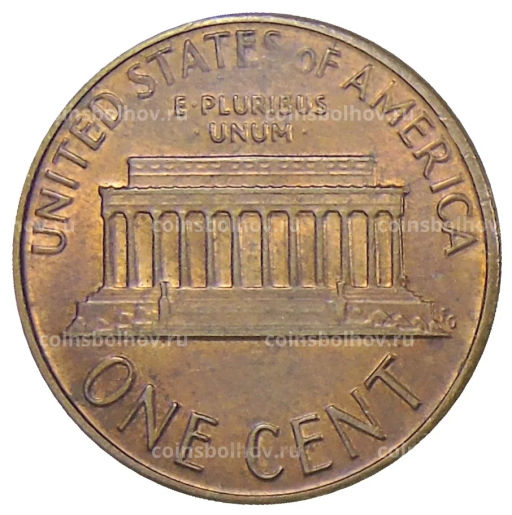 1 цент 1986 года D США