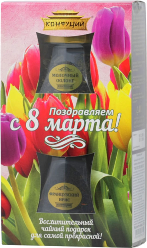 Конфуций. Набор Чайная пара. Богатство вкуса 120 гр. карт.упаковка