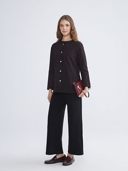 Beli Lastikli Geni? Pa?a Kad?n Triko Pantolon