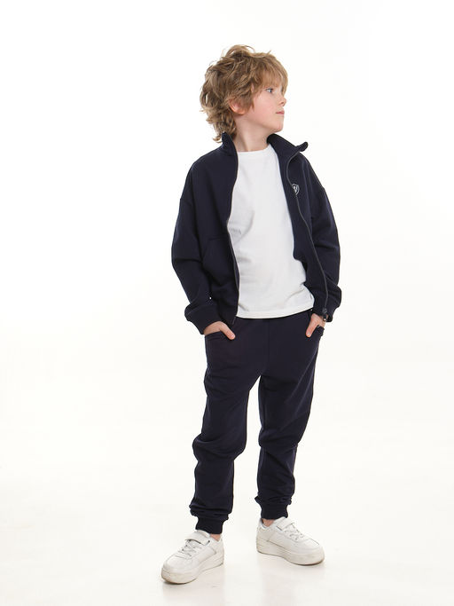 Спортивный костюм для мальчика подростка 22-7575 синий