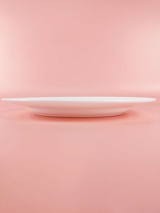 Тарелка обеденная Lavenir HoReCa "Stripes" 25 см, 10" OUSP100 WHITE стеклокерамика 106339