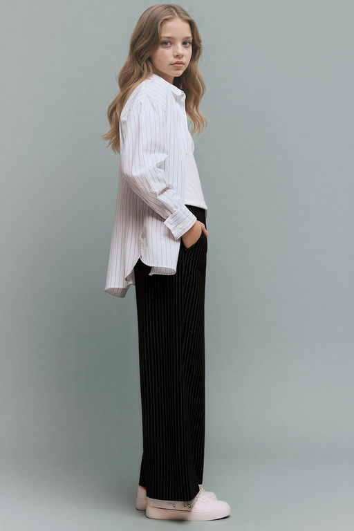 Wide Leg Pantolon K_z _ocuk - Defacto фото 4