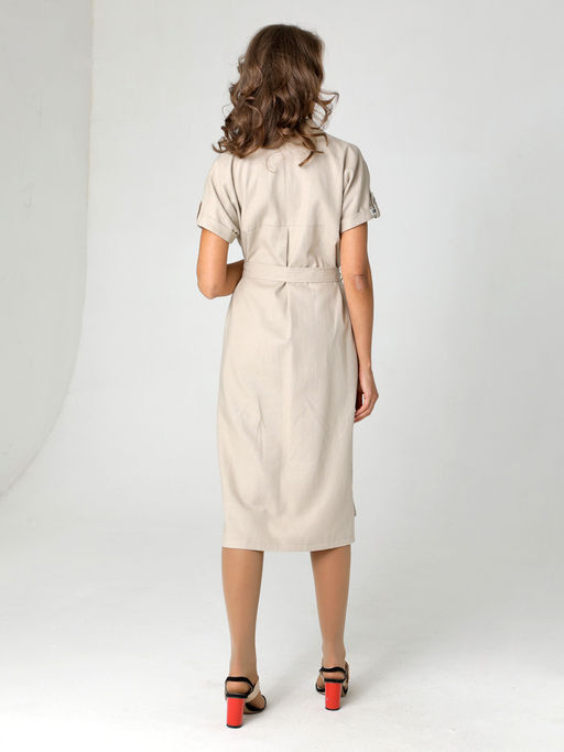 23207 Платье бежевый - Dizzyway фото 2