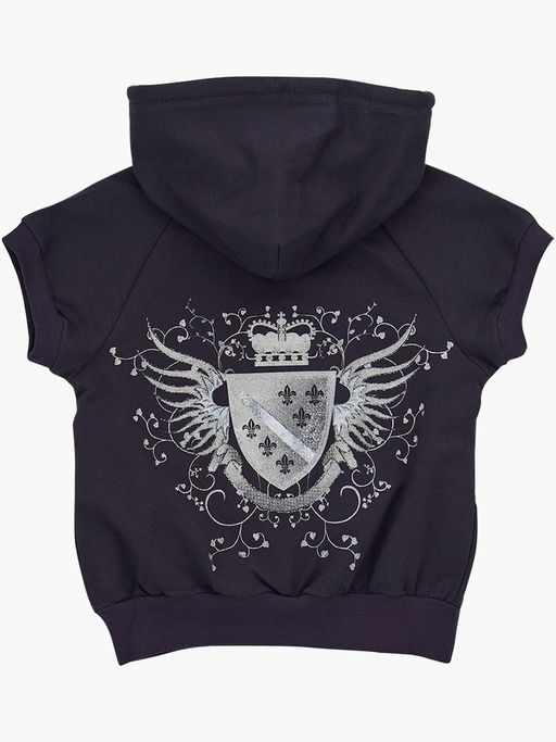 Жилетка на молнии для девочки детский сад UD 0087 антрацит - Mini maxi фото 7