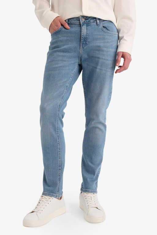 Pedro Slim Fit Джинсовые брюки узкого кроя с нормальной талией и узкими штанинами - Defacto фото 11