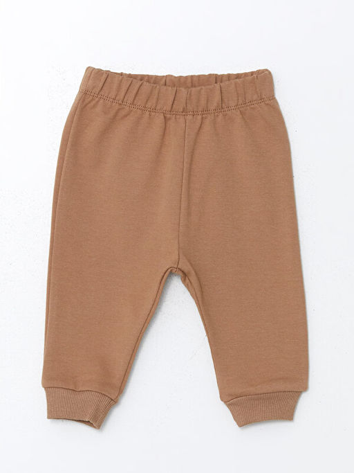 Bisiklet Yaka Uzun Kollu Bask?l? Erkek Bebek Sweatshirt ve E?ofman Alt 2li Tak?m - Waikiki фото 3