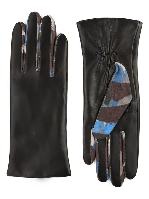 Перчатки женские ш+каш. IS00146 black/ocean - Eleganzza фото 2