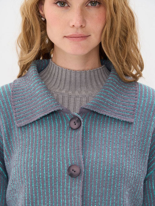 Костюм женский 5242-5070. 6400193/342 базальт/ментол