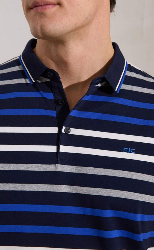 Футболка-поло F411-07-3137 blue - Fine joyce фото 3