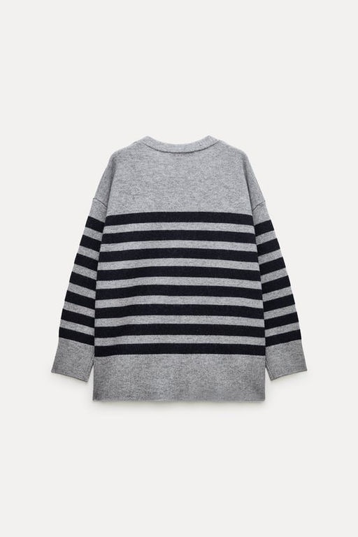 STRIPED KNIT CARDIGAN 100% WOOL - Zara фото 10