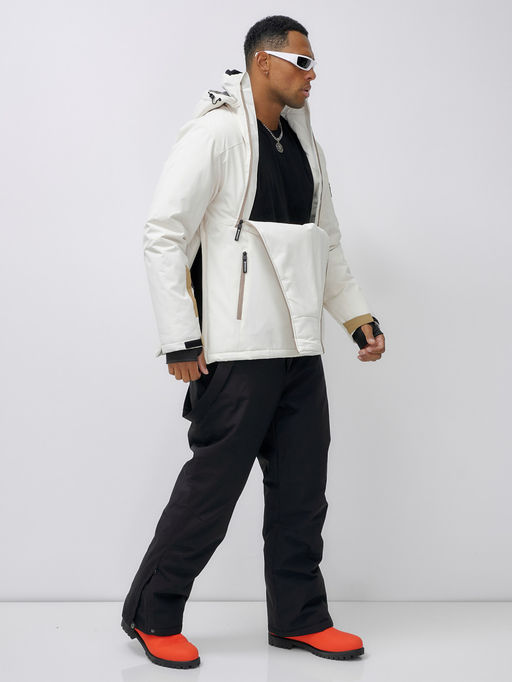 Горнолыжный костюм Leifensh 389Bl мужской анорак зимний белый  фото 13