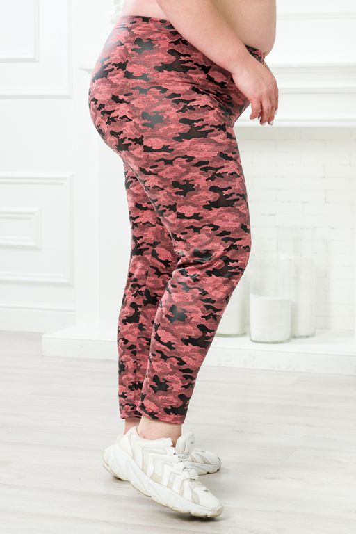 Легинсы женские из вискозы Fitness коралловый макси - Амадэль фото 9