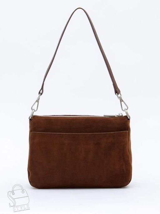 Сумка женская кожаная 8269PEF cocoa Polina&Eiterou  в Новосибирске