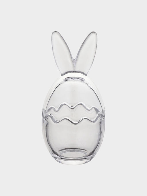 Конфетница «Ушки», 170 мл, 8.3×11.5 см, стекло, прозрачная