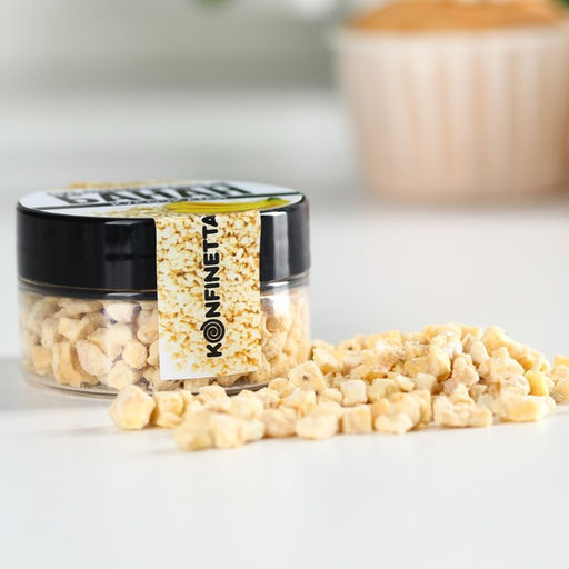 Сублимированный банан кусочками, для капкейков, куличей, шоколада, 5 г. - KONFINETTA фото 3