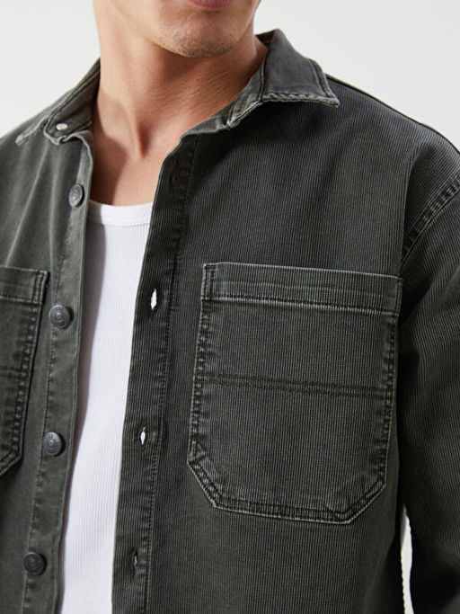 Standart Kal?p Erkek Jean Ceket