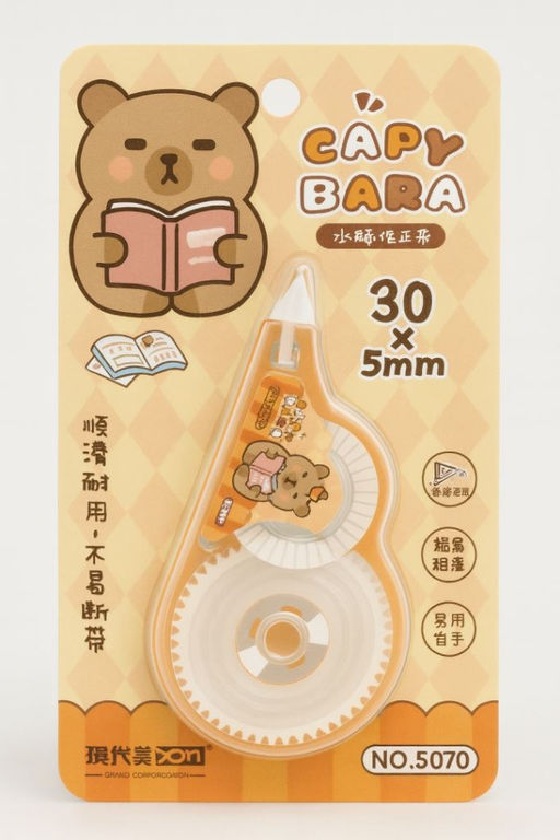 Корректор "The Smart capybara", 30м*5мм, beige