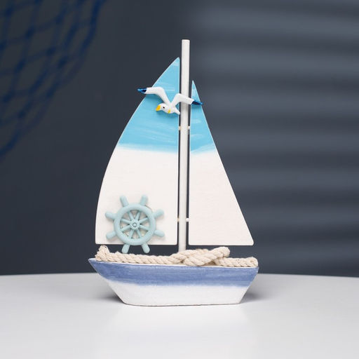 Сувенирная модель корабля «Парусник», фигурка дерево, 17×11×3 см