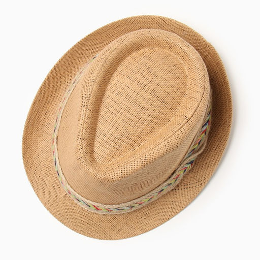 Шляпа мужская MINAKU, размер 58, светло-коричневая