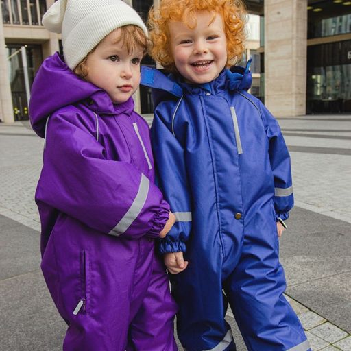 Осенний комбинезон для девочки (осень-зима), LOLLO 7050 Фиолетовый - Caimano фото 11