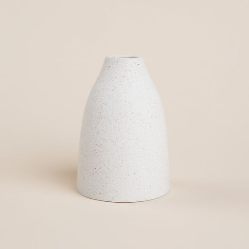 Ваза SL Home «Арена Бланка», 9×9×13.5 см, керамика, белая