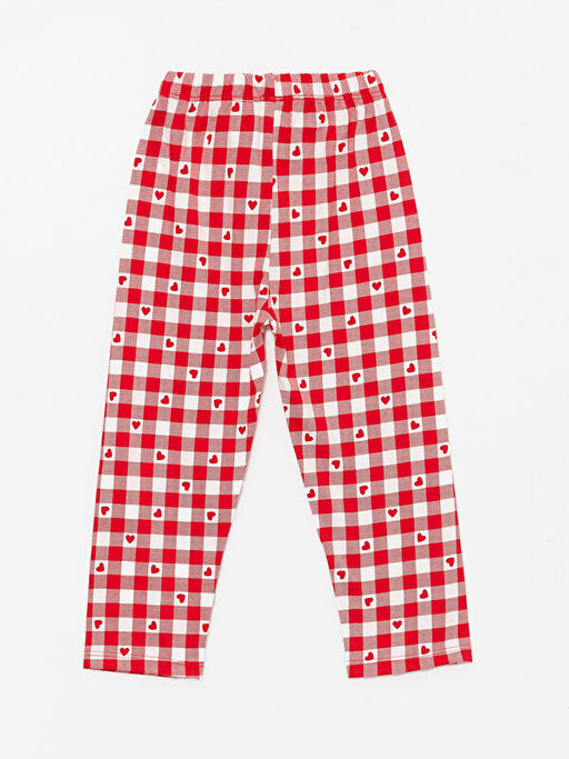 G?mlek Yaka Uzun Kollu Bask?l? K?z Bebek Pijama Tak?m? 2li - Waikiki фото 3
