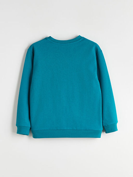 Bisiklet Yaka Erkek ?ocuk Sweatshirt