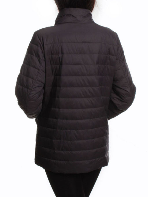 K-635 DK.GRAY Куртка демисезонная стеганая женская (70 гр. холлофайбер) - Fashion фото 8