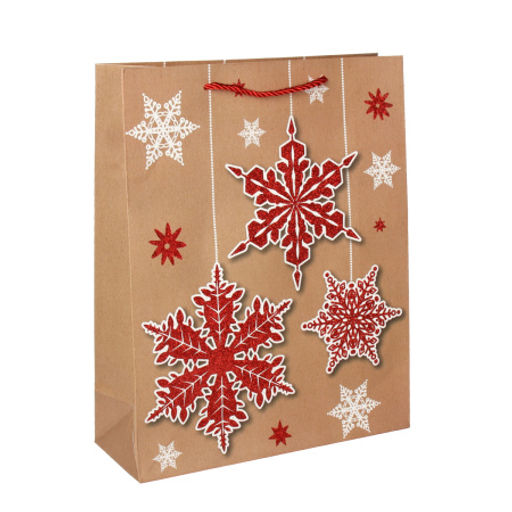 Цена за 12 шт. Пакет подарочный 26х32х10 / NG52 /уп 12/480/Новый год - ГалеонТрейд фото 6