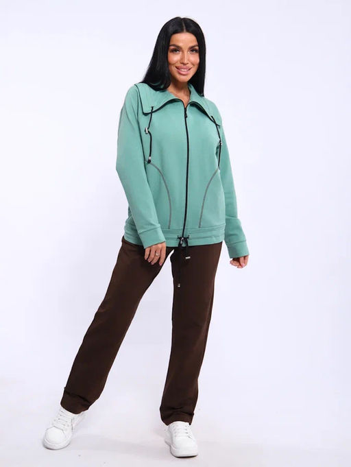 Костюм Натали 19131 кофта и брюки из футера  фото 26