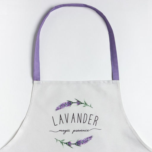 Фартук «Этель» Lavender, 60×70 см, 100% хлопок, саржа 190 г/м²
