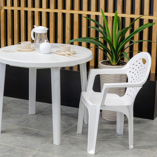 Кресло (белый) (уп.4) М2608