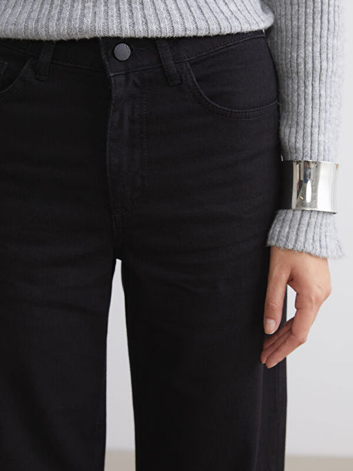 Wideleg Kad?n Jean Pantolon