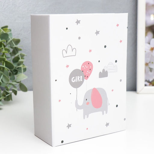 Фотоальбом на 100 фото 10×15 см «Розовый слоник»