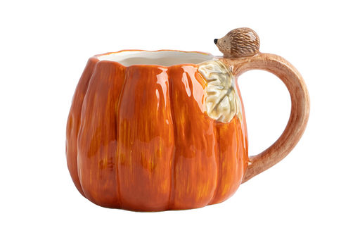 Кружка, 340 мл, керамика, оранжевая, Тыква, Bright pumpkin - Anna lafarg фото 2