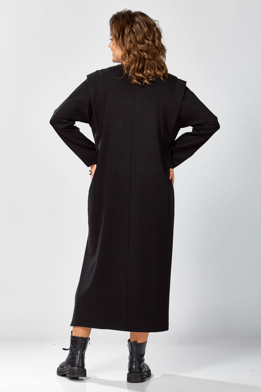 Платье BegiModa 1064 чёрный фото 12