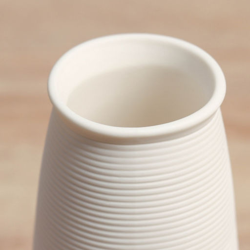 Ваза для цветов «Эллиот», классик, d=4.5 см, 14×6 см, керамика, белая