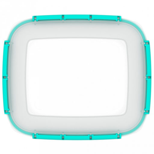 Контейнер для продуктов 3,9л, 26,8х22,6х11,9см, с клипсами, уплотнитель, полипропилен, подходит для СВЧ (Россия) - Домашняя мода фото 5