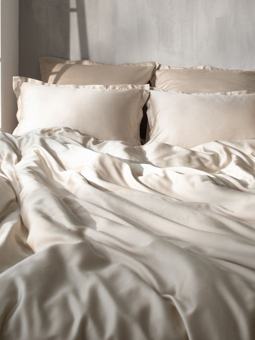 Пододеяльник 1.5-спальный SL Home, 150220 см, бежевый, тенсель - Sima-land home фото 6