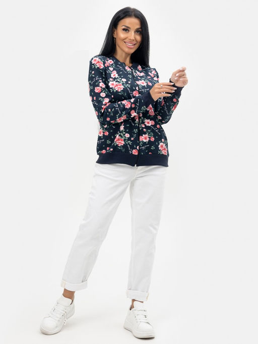 Бомбер женский на молнии - Милана фото 105